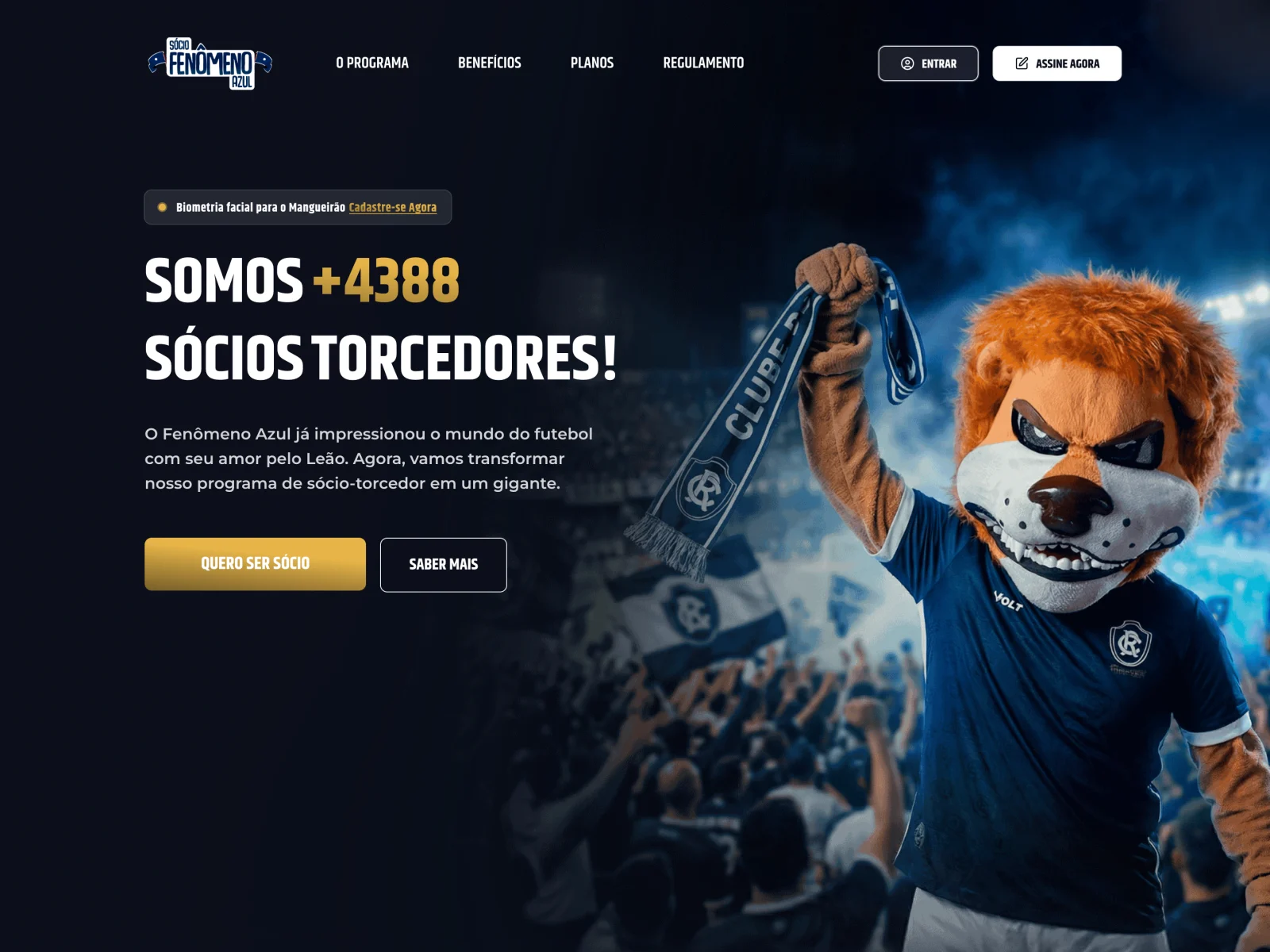 Clube do Remo's Fenômeno Azul fan membership platform